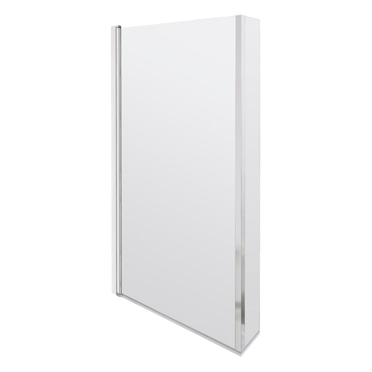 NUIE L-Shaped Bath Screen Hinged