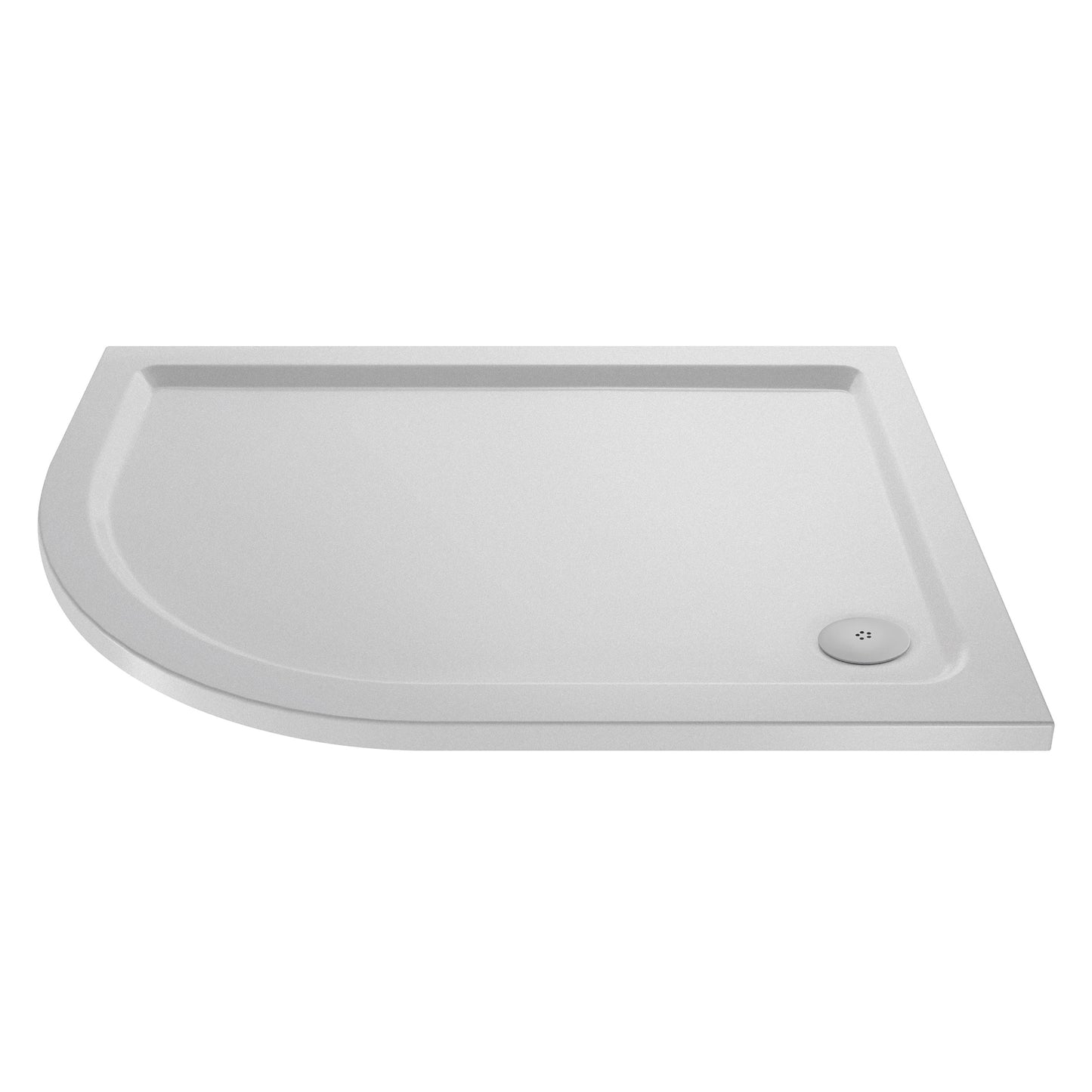 NUIE Slip Resistant Offset Quadrant Shower Tray LH 900 x 760mm