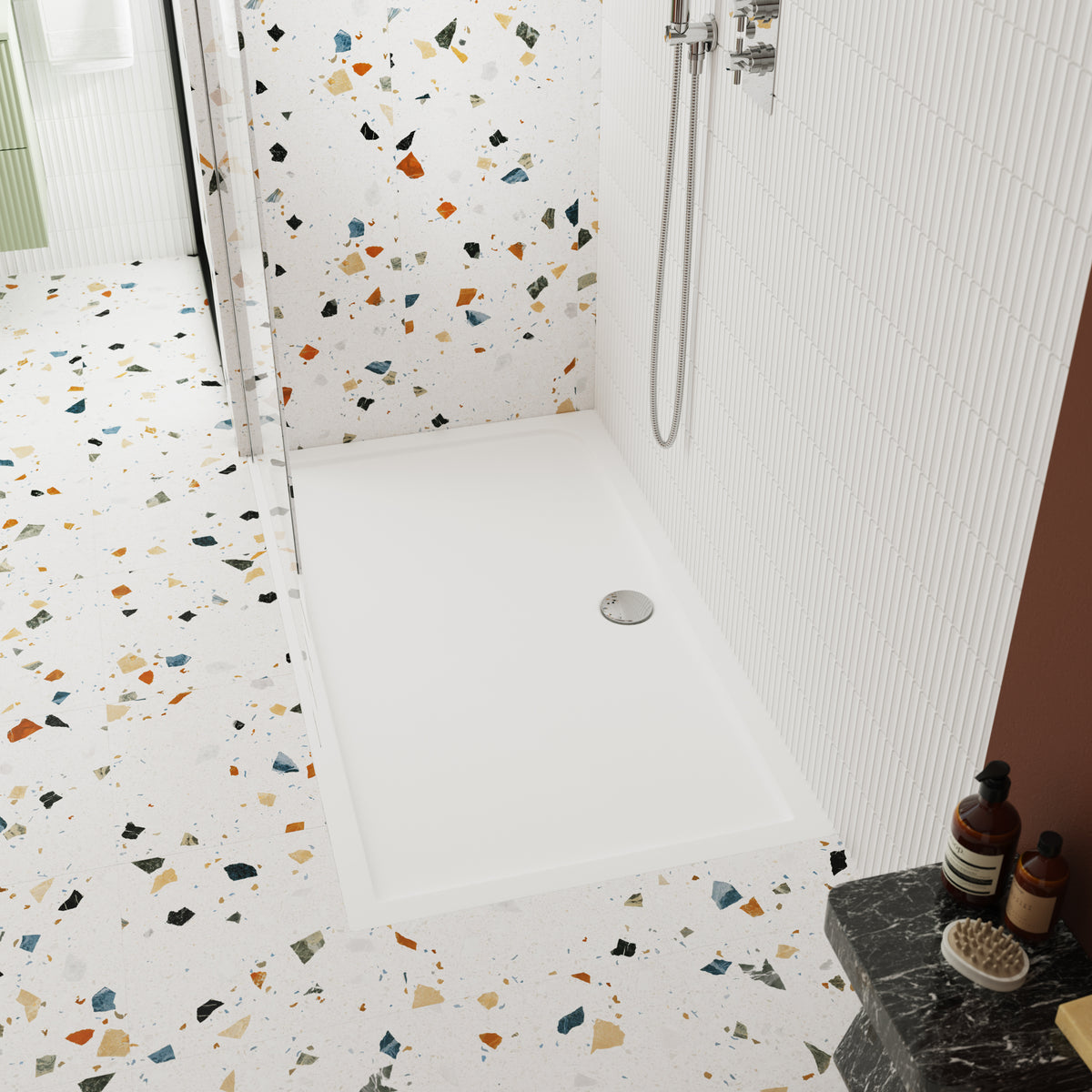 NUIE Slip Resistant Rectangular Shower Tray 1500 x 900mm