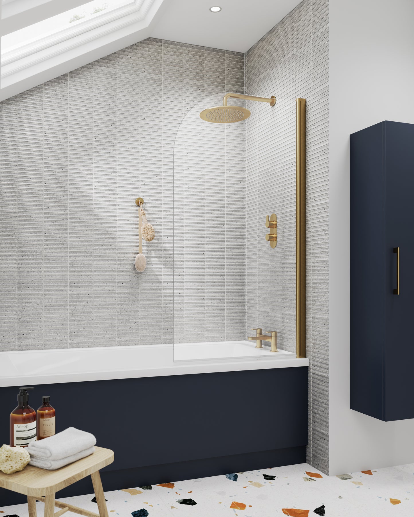 NUIE Straight Front Panel & Plinth (1800mm)