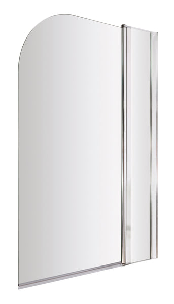 NUIE Round Bath Screen With Fixed Panel