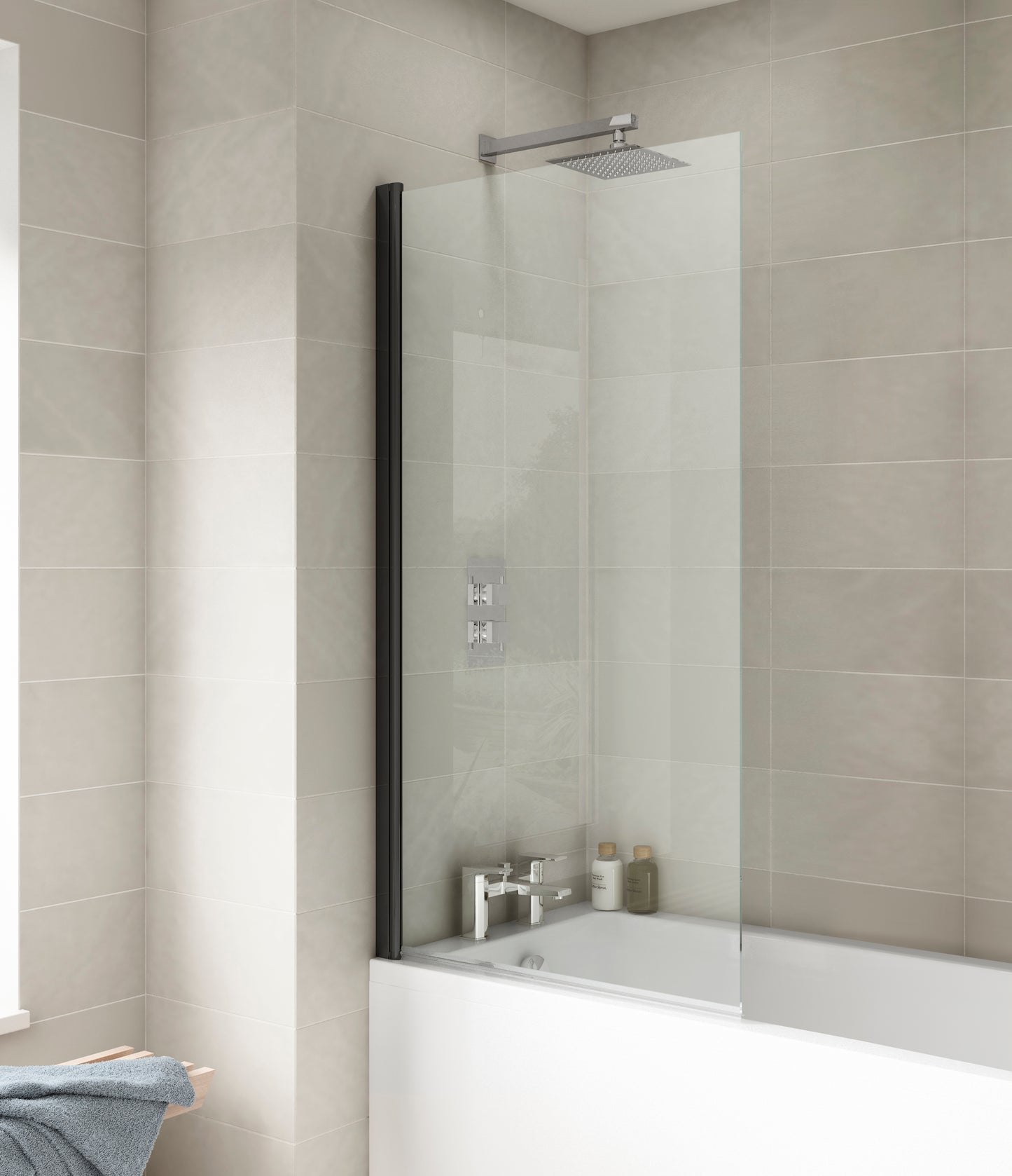 Hudson Reed Square Bath Screen