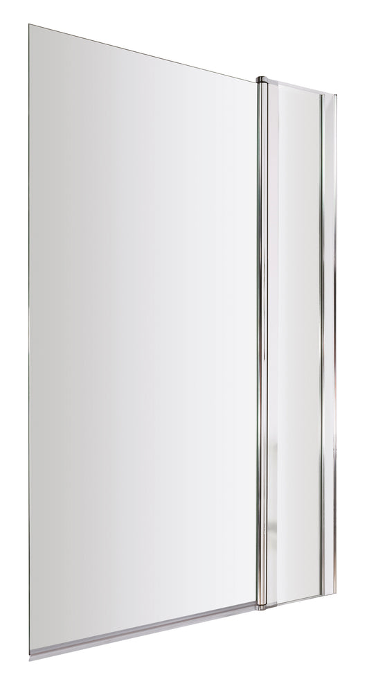 NUIE Square Bath Screen With Fixed Panel