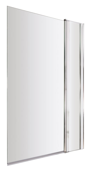 NUIE Square Bath Screen With Fixed Panel