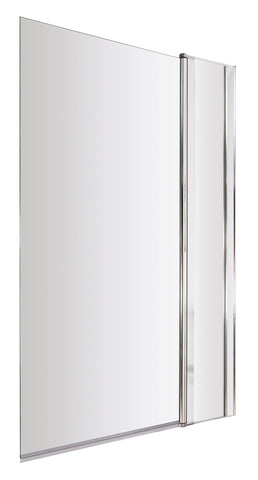 NUIE Square Bath Screen With Fixed Panel