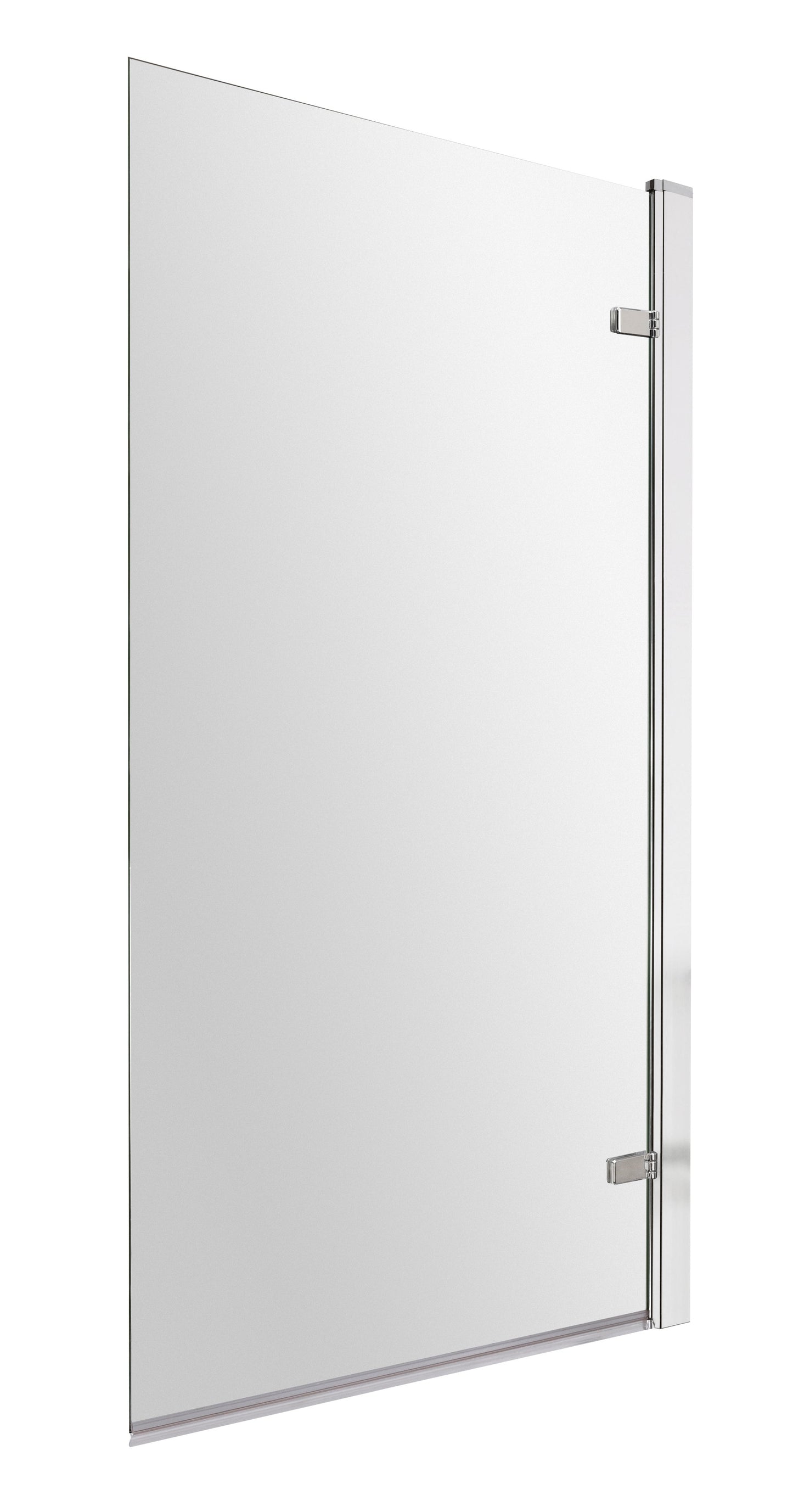 Hudson Reed Square Hinged Bath Screen - 8mm