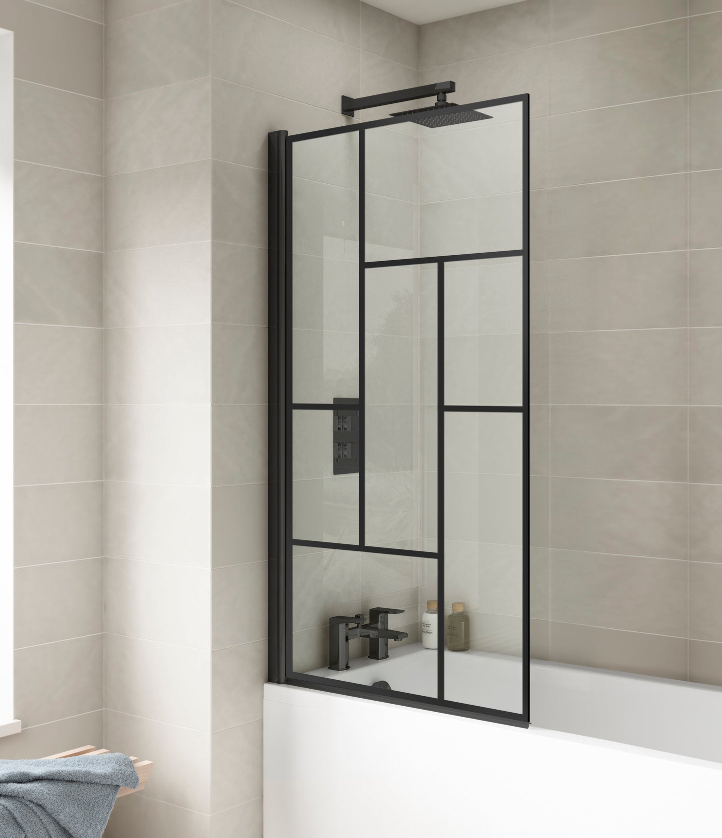 NUIE Abstract Bath Screen