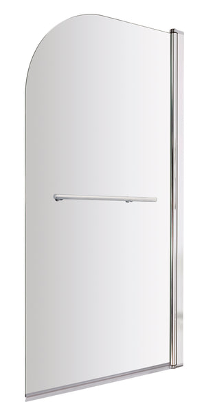 NUIE Round Bath Screen With Rail