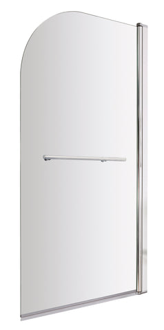 NUIE Round Bath Screen With Rail