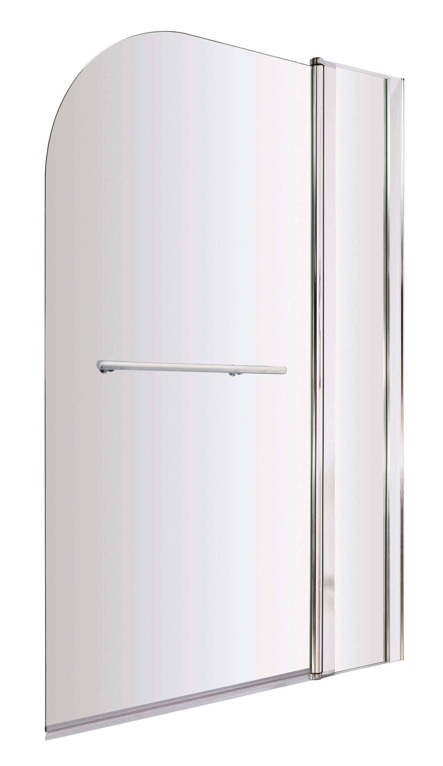 NUIE Round Bath Screen Fixed Panel & Rail