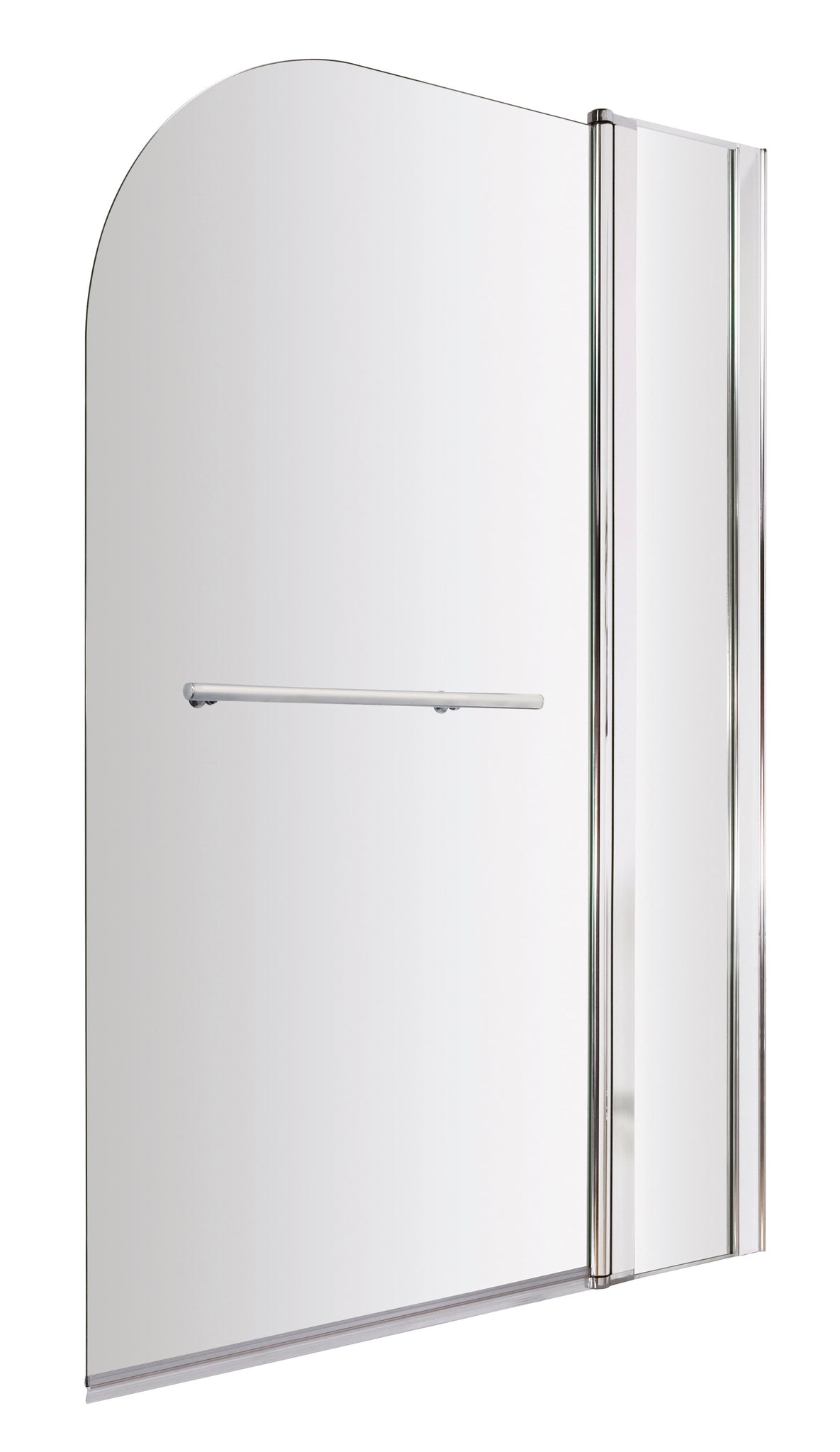 NUIE Round Bath Screen Fixed Panel & Rail