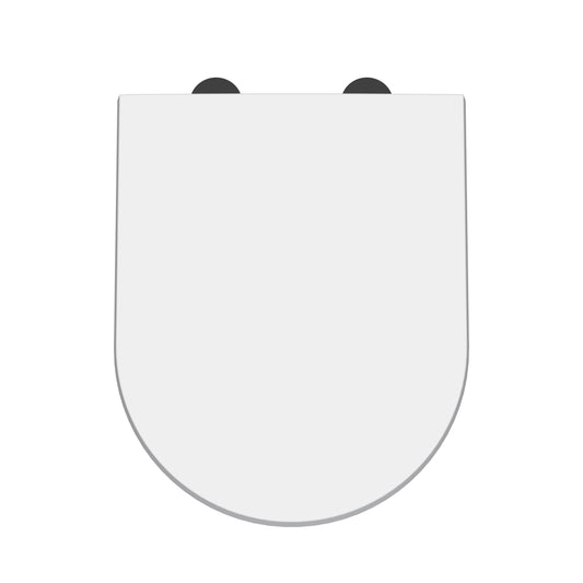 NUIE D Shaped Soft Close Toilet Seat