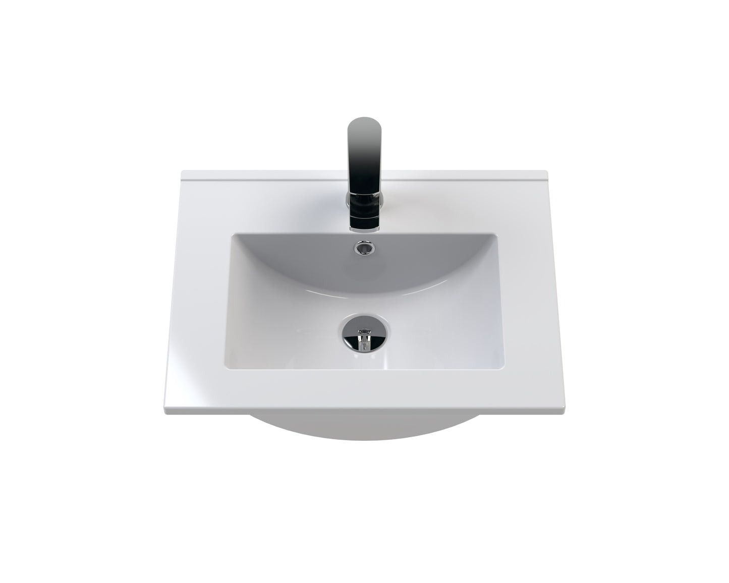 Hudson Reed 500mm Floor Standing 2-Door/Drawer Vanity Unit & Basin 2
