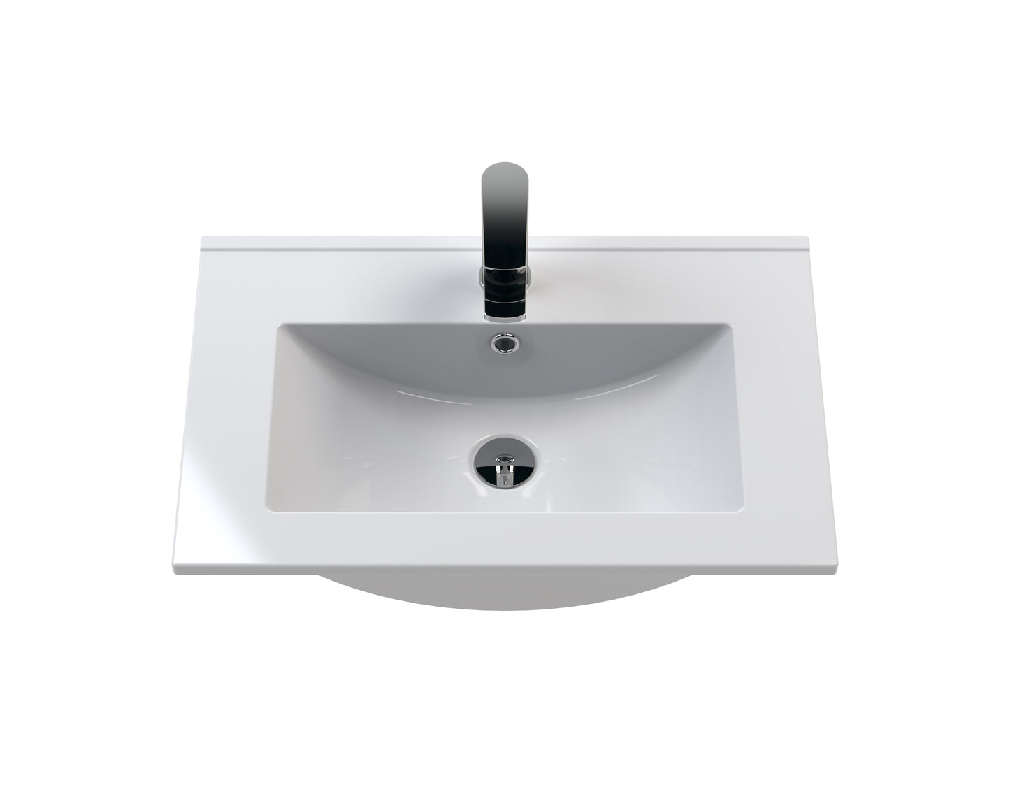 Hudson Reed 600mm Floor Standing 2 Door/Drawer Unit & Basin 2