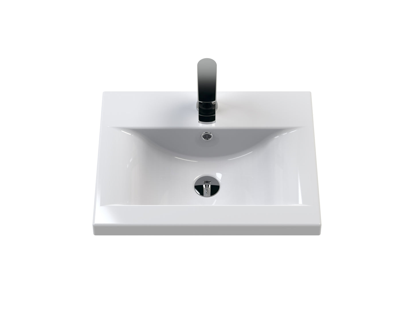 Hudson Reed 500mm Floor Standing 2 Door Vanity & Basin 1