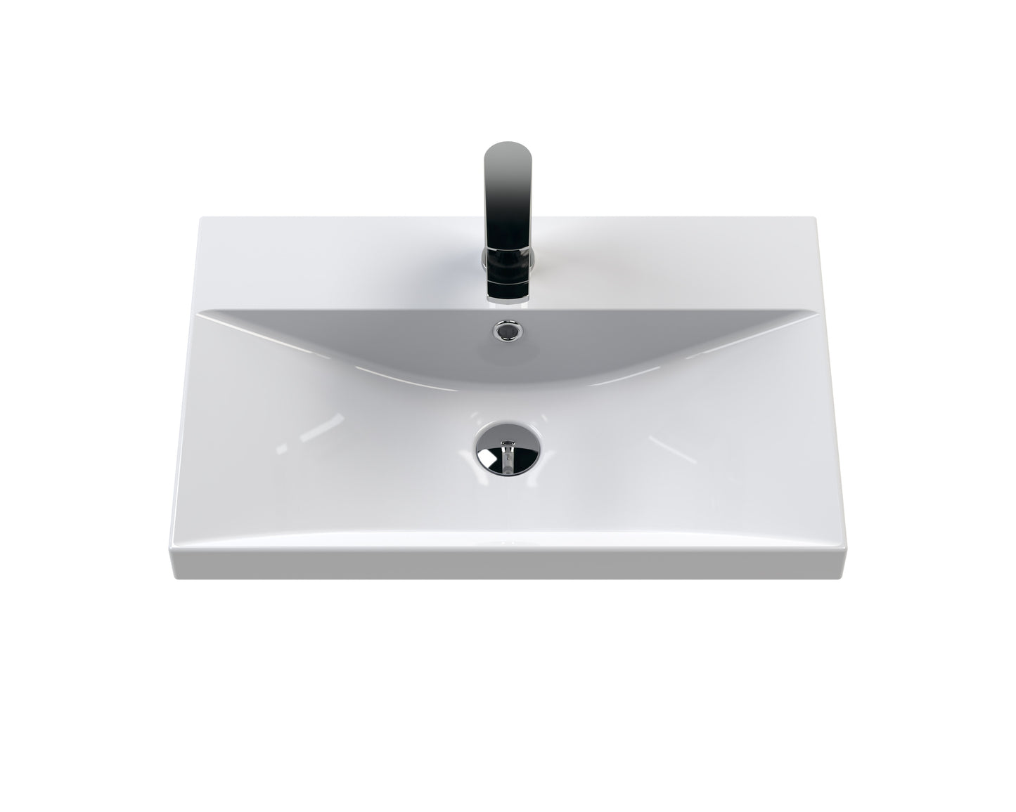 Hudson Reed 600mm Floor Standing 2 Door/Drawer Unit & Basin 3