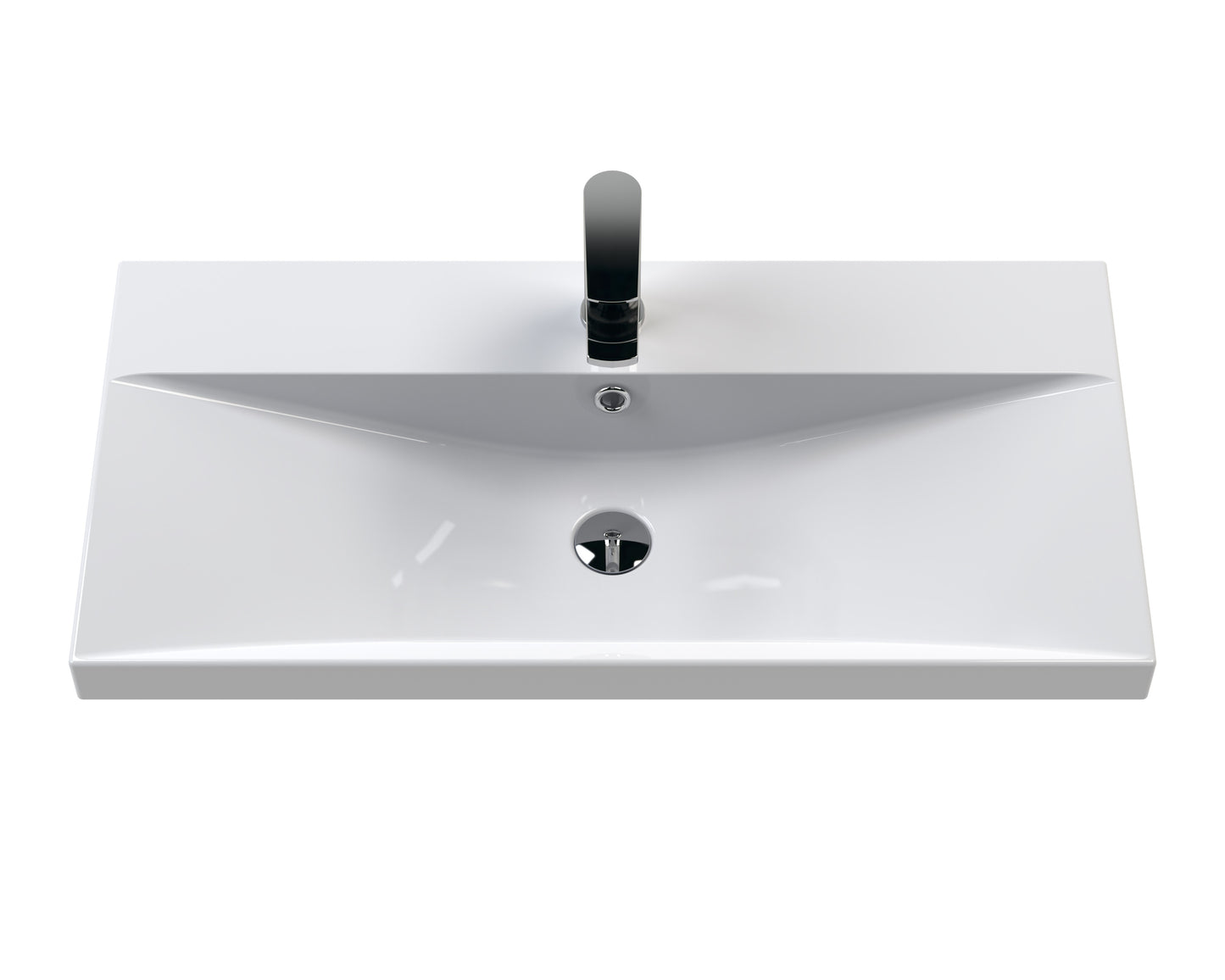 Hudson Reed 800mm Floor Standing 2-Door Vanity Unit & Basin 3