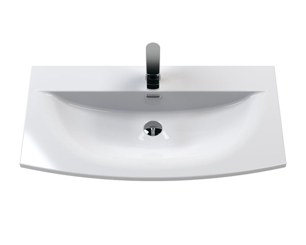 NUIE 800mm Wall Hung 2 Drawer Vanity & Basin 4