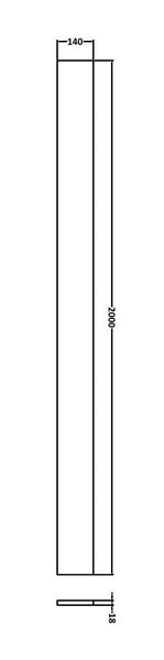 Hudson Reed 2000mm Plinth