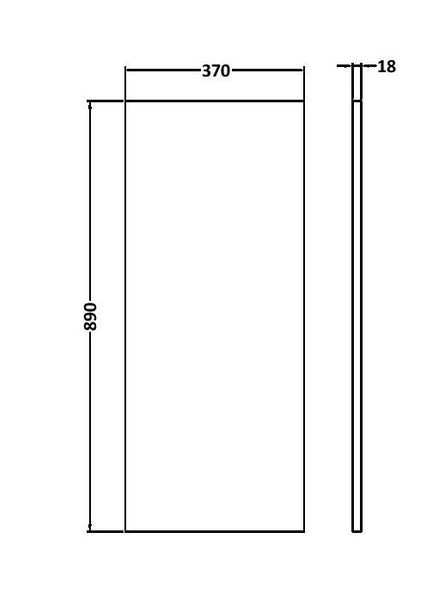 Hudson Reed Decorative End Panel