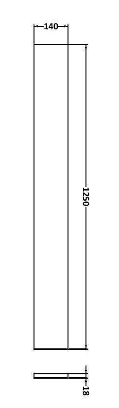 Hudson Reed 1250mm Plinth