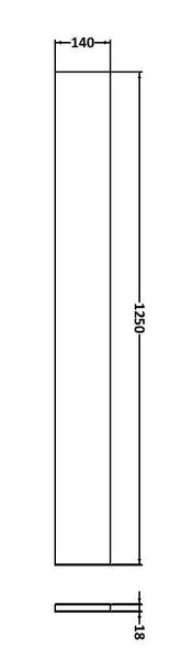 Hudson Reed 1250mm Plinth