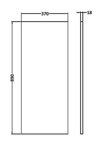 Hudson Reed Decorative End Panel