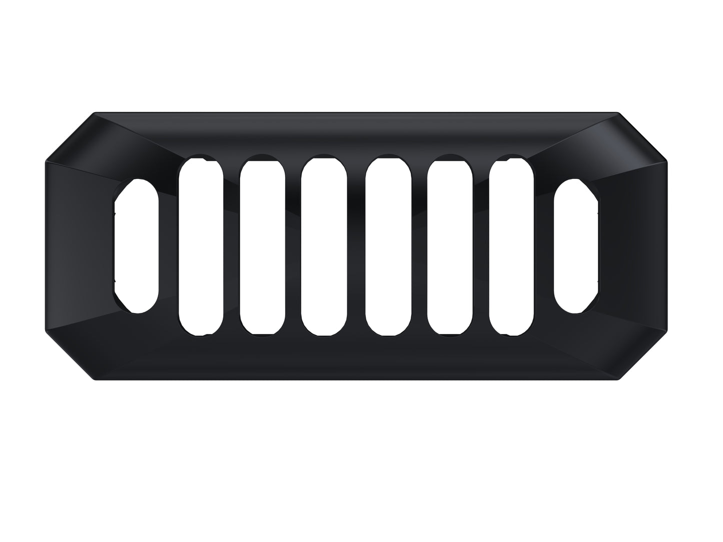 NUIE Carlton Black Overflow Cover