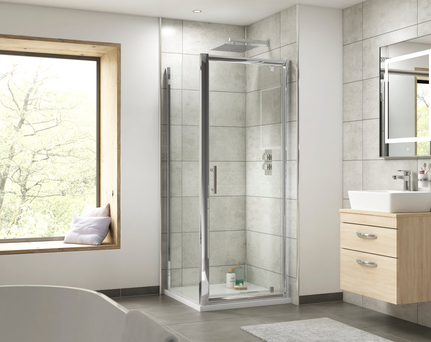 Hudson Reed Pacific 1000mm Side Panel