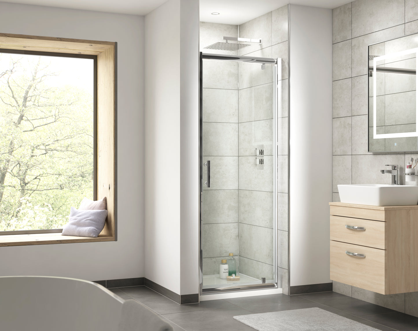 Hudson Reed Pacific 1000mm Side Panel