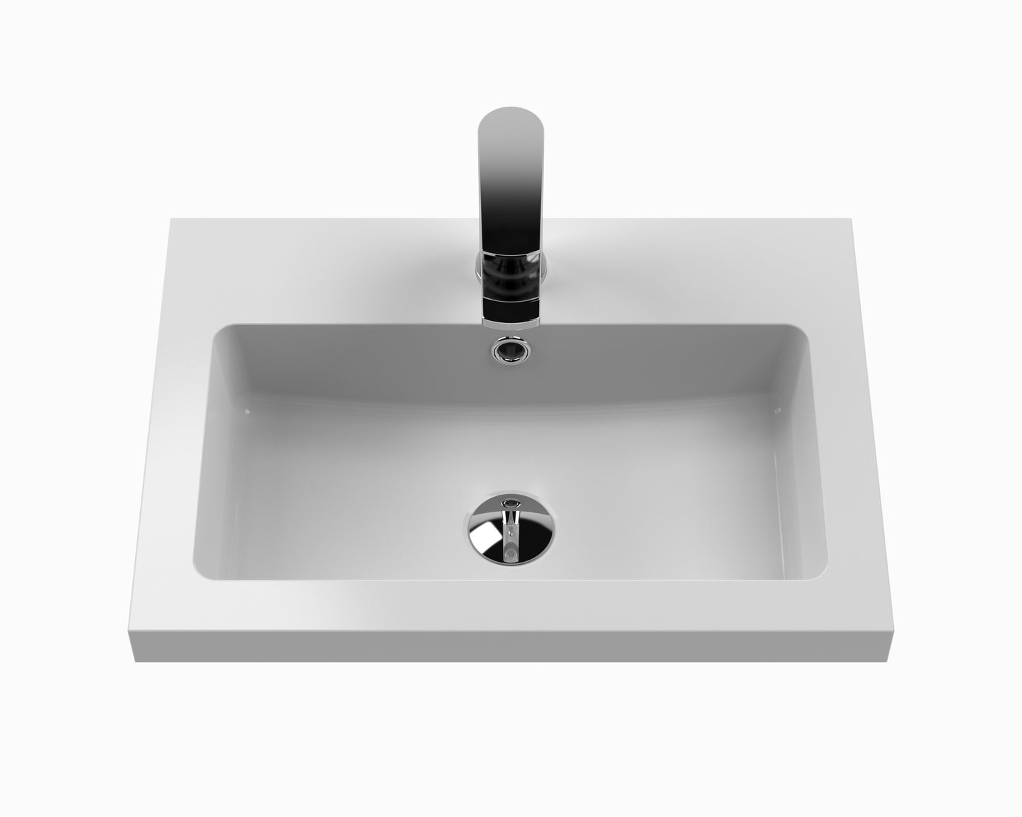 NUIE 500mm Floor Standing 2 Door Vanity & Polymarble Basin