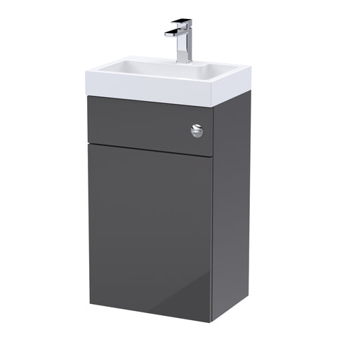 NUIE 500mm Basin & WC Unit