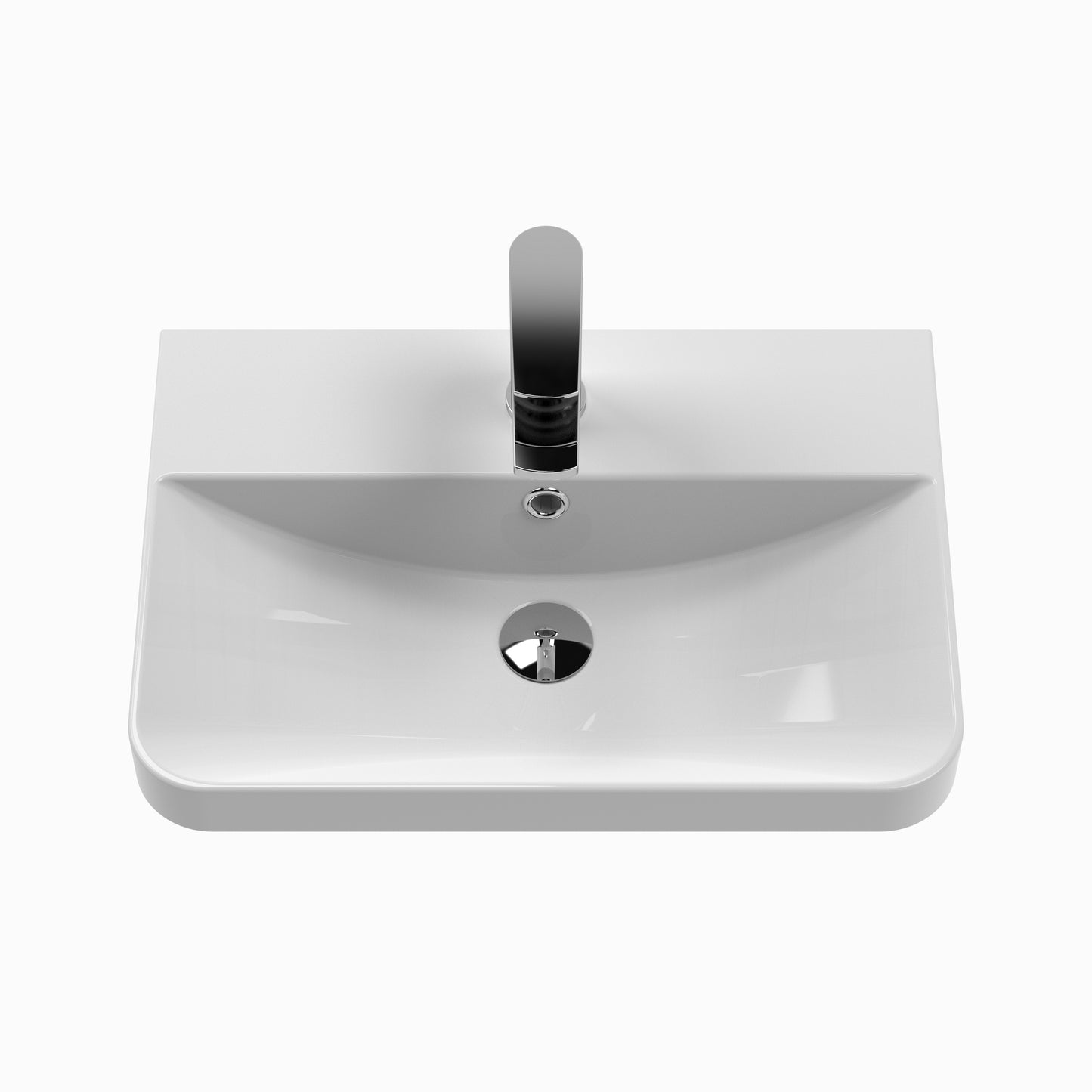 NUIE 500mm Wall Hung 2 Door Unit & Basin