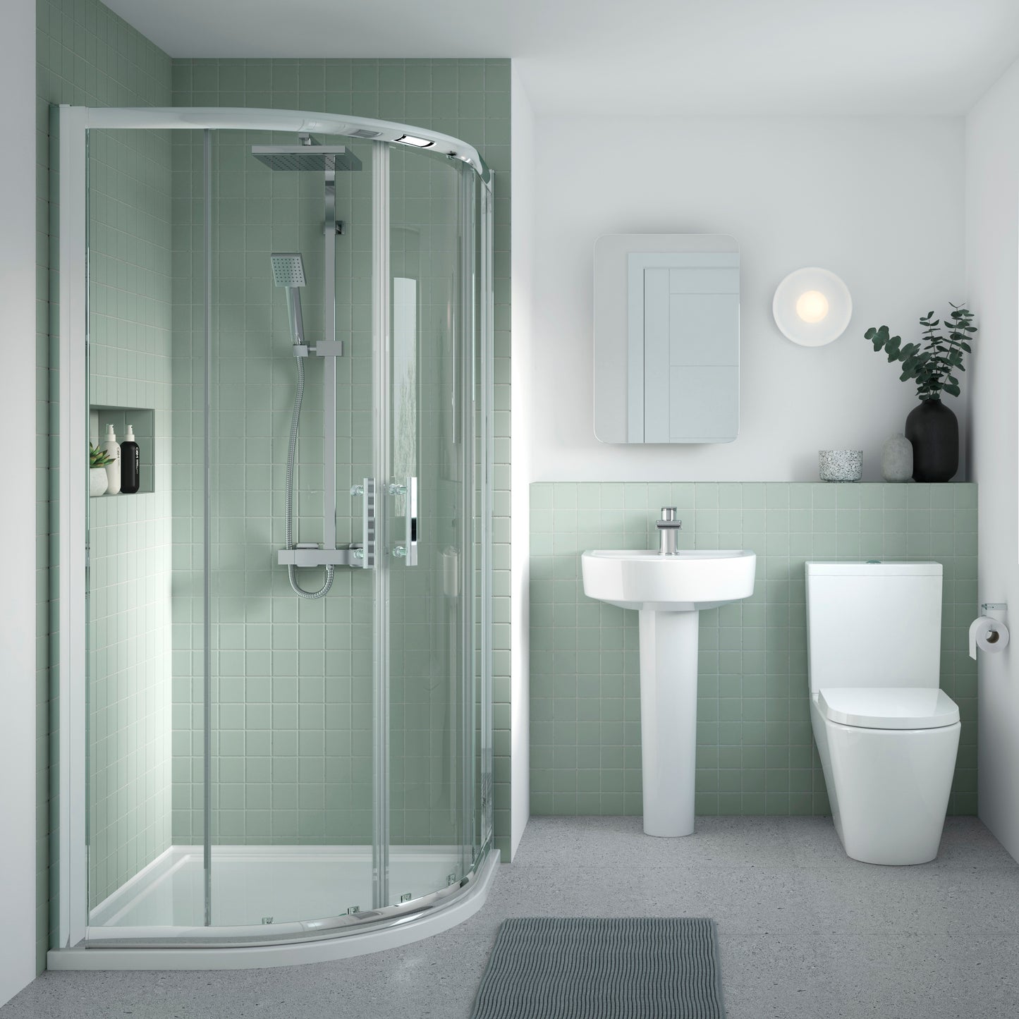 NUIE 520mm Basin & Pedestal