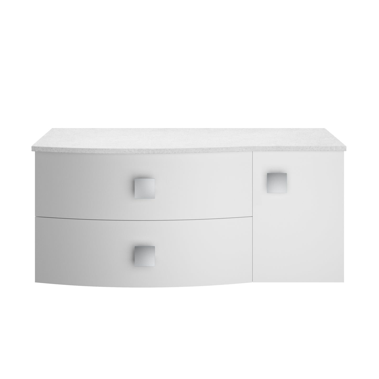 Hudson Reed 1000mm Left Hand Cabinet With Marble Top