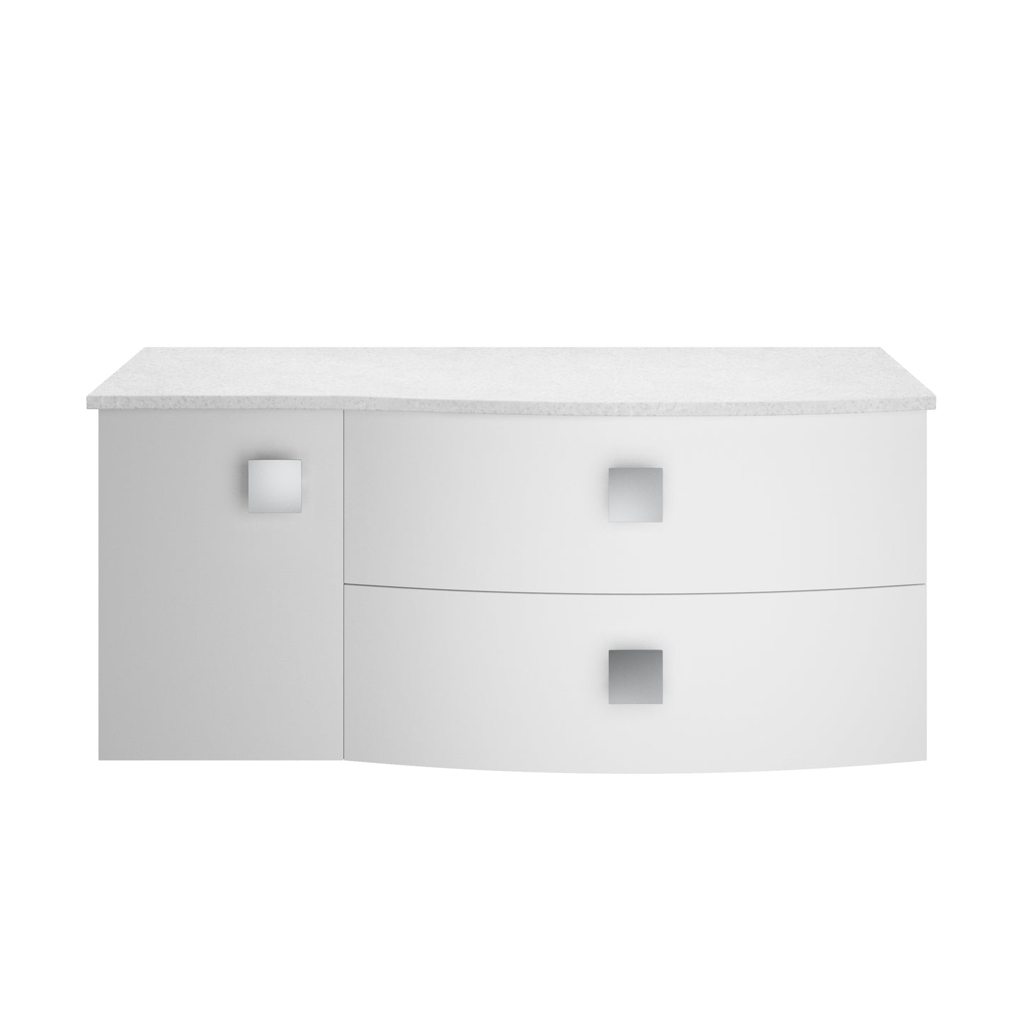 Hudson Reed 1000mm Right Hand Cabinet With Marble Top