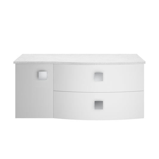 Hudson Reed 1000mm Right Hand Cabinet With Marble Top