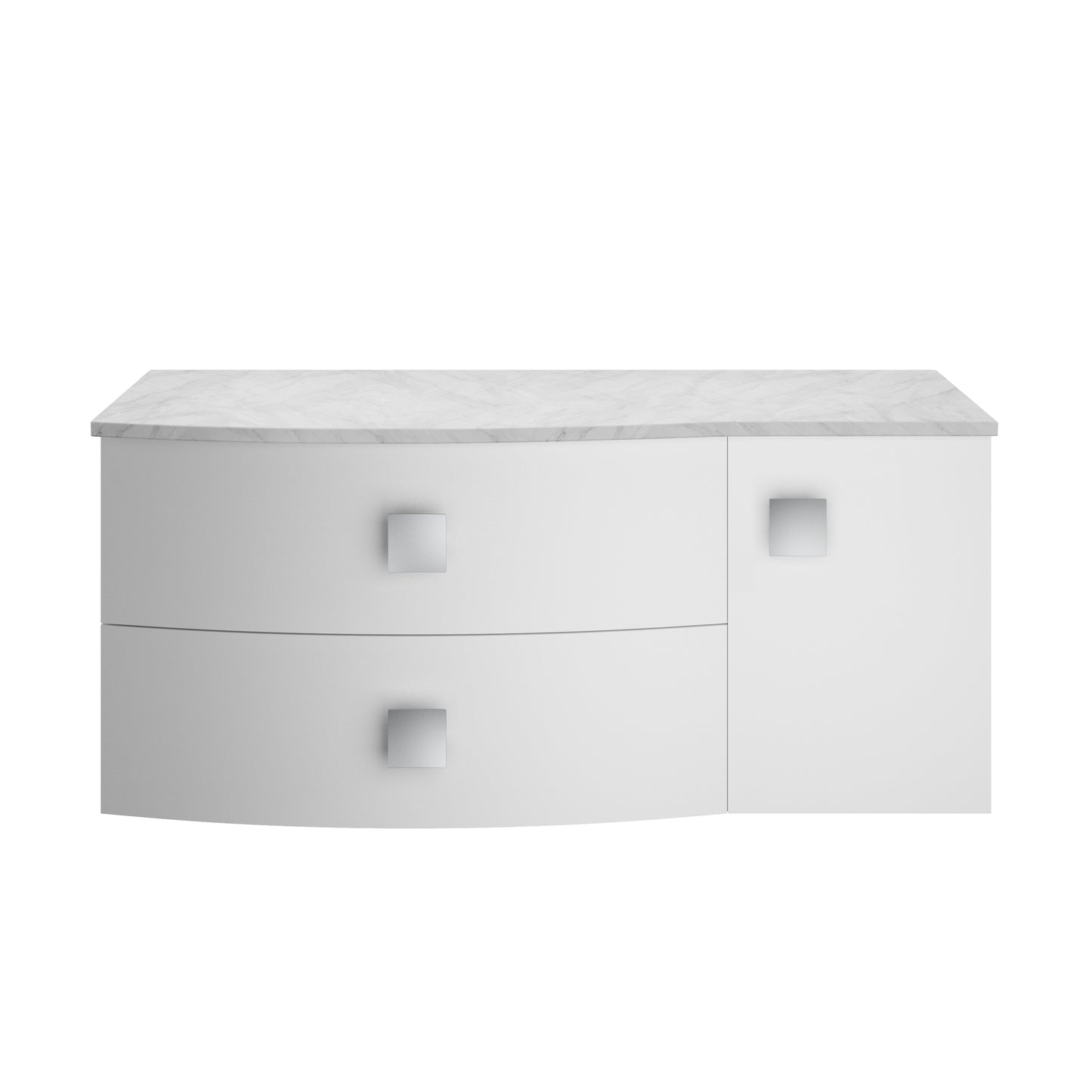 Hudson Reed 1000mm Left Hand Cabinet With Marble Top