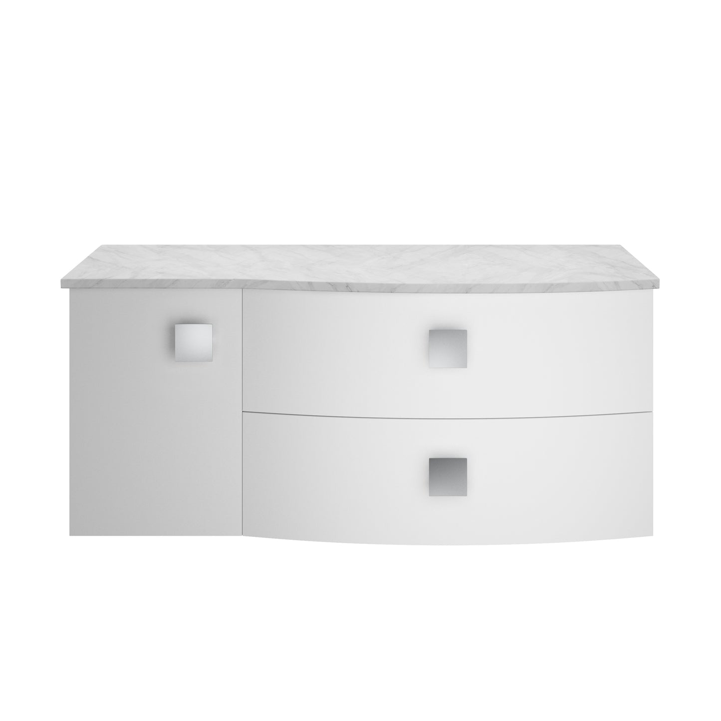 Hudson Reed 1000mm Right Hand Cabinet With Marble Top