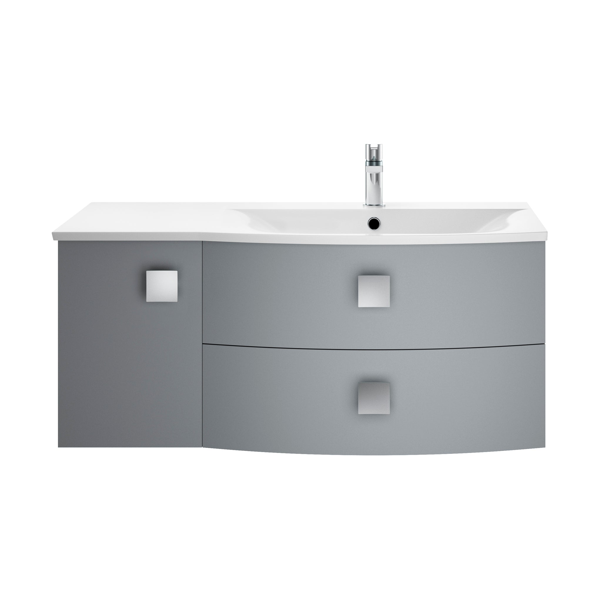 Hudson Reed 1000mm Cabinet & Basin - Right Hand