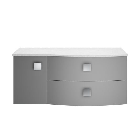 Hudson Reed 1000mm Right Hand Cabinet With Marble Top