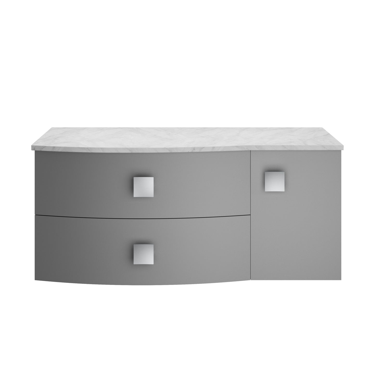 Hudson Reed 1000mm Left Hand Cabinet With Marble Top