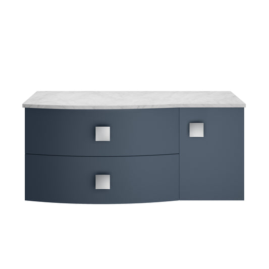 Hudson Reed 1000mm Left Hand Cabinet With Marble Top