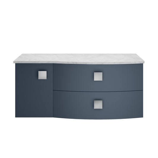 Hudson Reed 1000mm Right Hand Cabinet With Marble Top