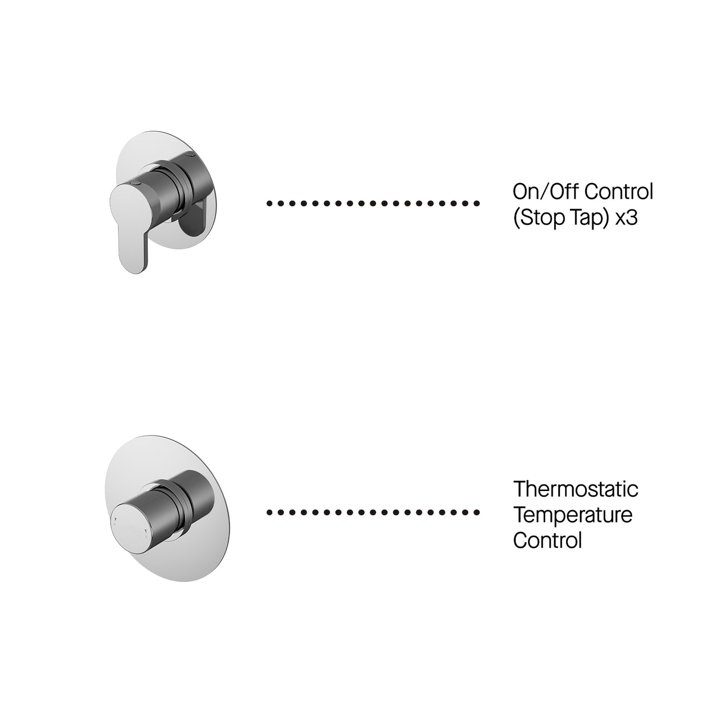 NUIE Concealed Stop Tap