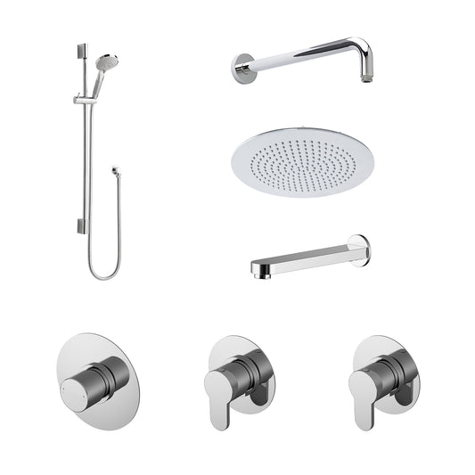 NUIE 3 Outlet Arvan Bundle With Stop Tap & Diverter