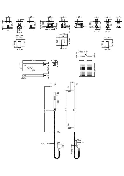 NUIE 2 Outlet Windon Bundle With Stop Tap & Diverter