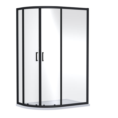 NUIE 1900 x 1200 x 800mm Offset Quandrant Shower Enclosure