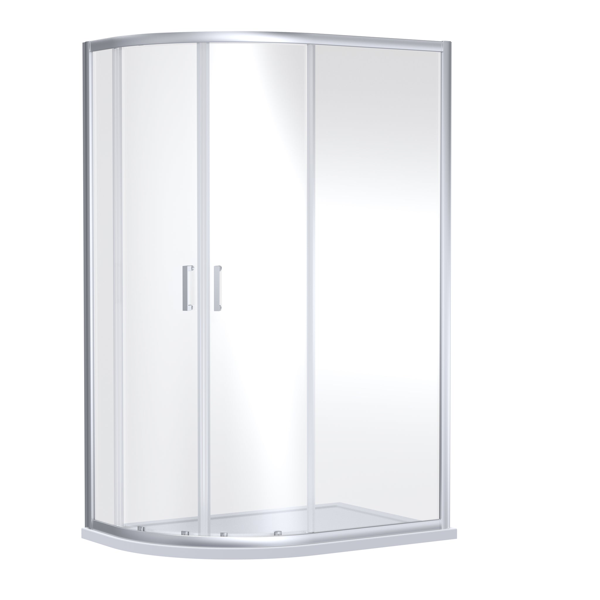 NUIE 1900 x 1200 x 900mm Offset Quandrant Shower Enclosure
