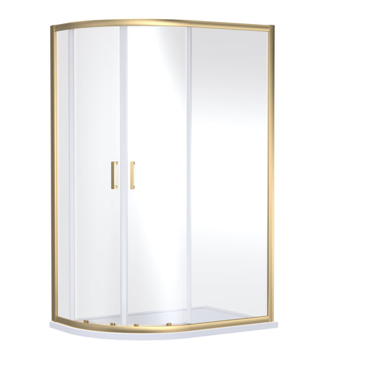 NUIE 1900 x 1200 x 900mm Offset Quandrant Shower Enclosure